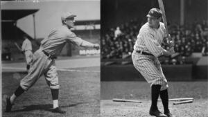 En la foto, Sad Sam Jones y Babe Ruth