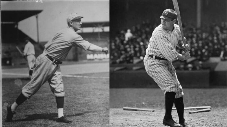 En la foto, Sad Sam Jones y Babe Ruth