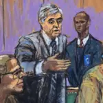 En la foto, dibujo al estilo estadounidense de Maduro se declara no culpable de tortura en corte de Nueva York