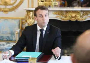 En la foto, El presidente francés, Emmanuel Macron