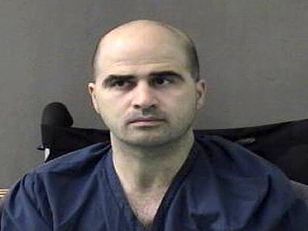 En la foto, Nidal Malik Hasan