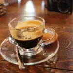 En la foto, un café
