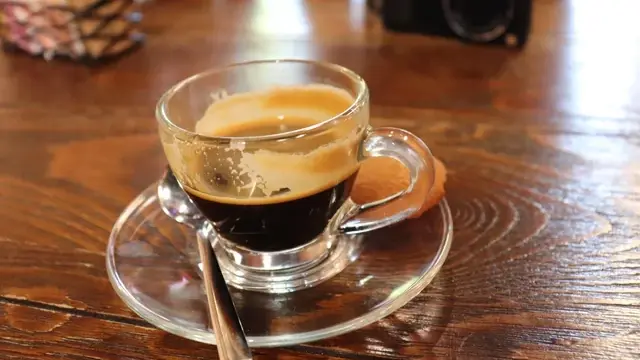 En la foto, un café