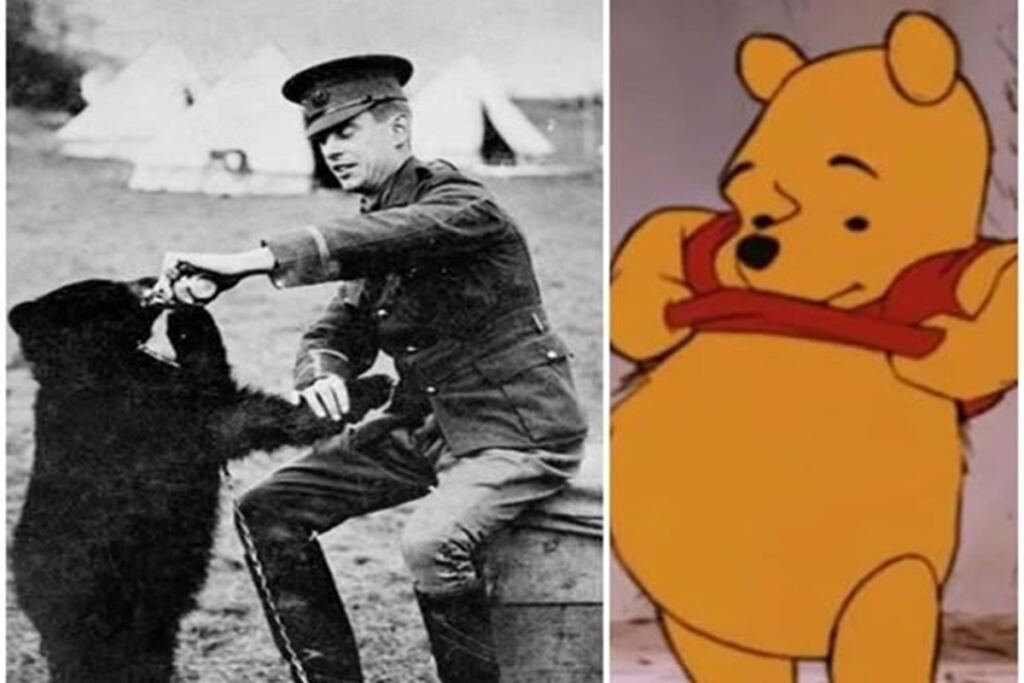 En la foto, Harry Colebourn y Winnie