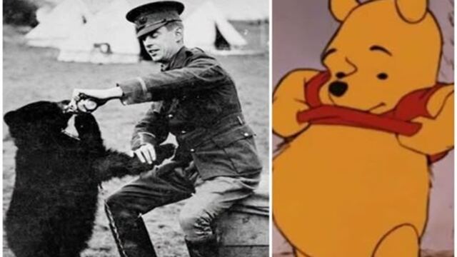 En la foto, Harry Colebourn y Winnie