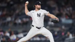 En la foto, Gerrit Cole