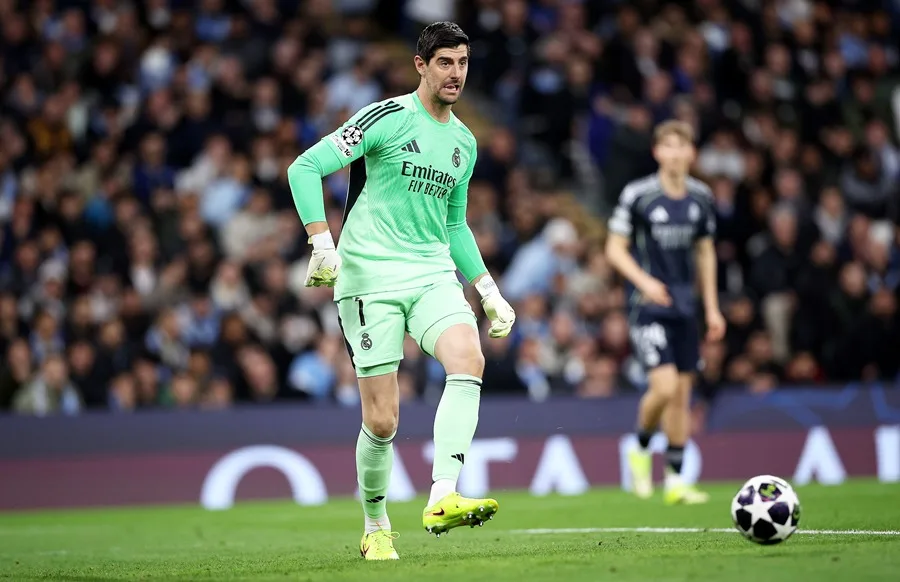 En la foto, Thibaut Courtois