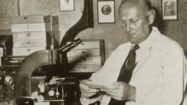 En la foto, Gerhard Domagk
