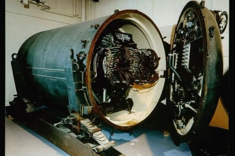 En la foto, una bomba nuclear