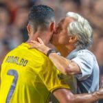 En la foto, Jorde Jesus besa a CR7 cuando ambos eran parte de Al-Nassr