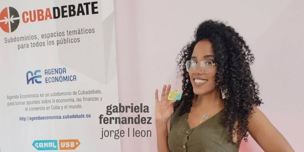 En la foto, Gabriela Fernández