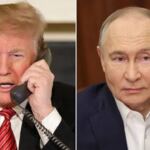 En la foto, Trump y Putin