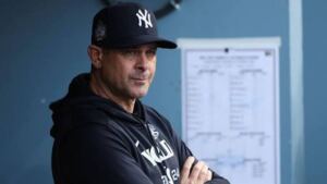 En la foto, Aaron Boone
