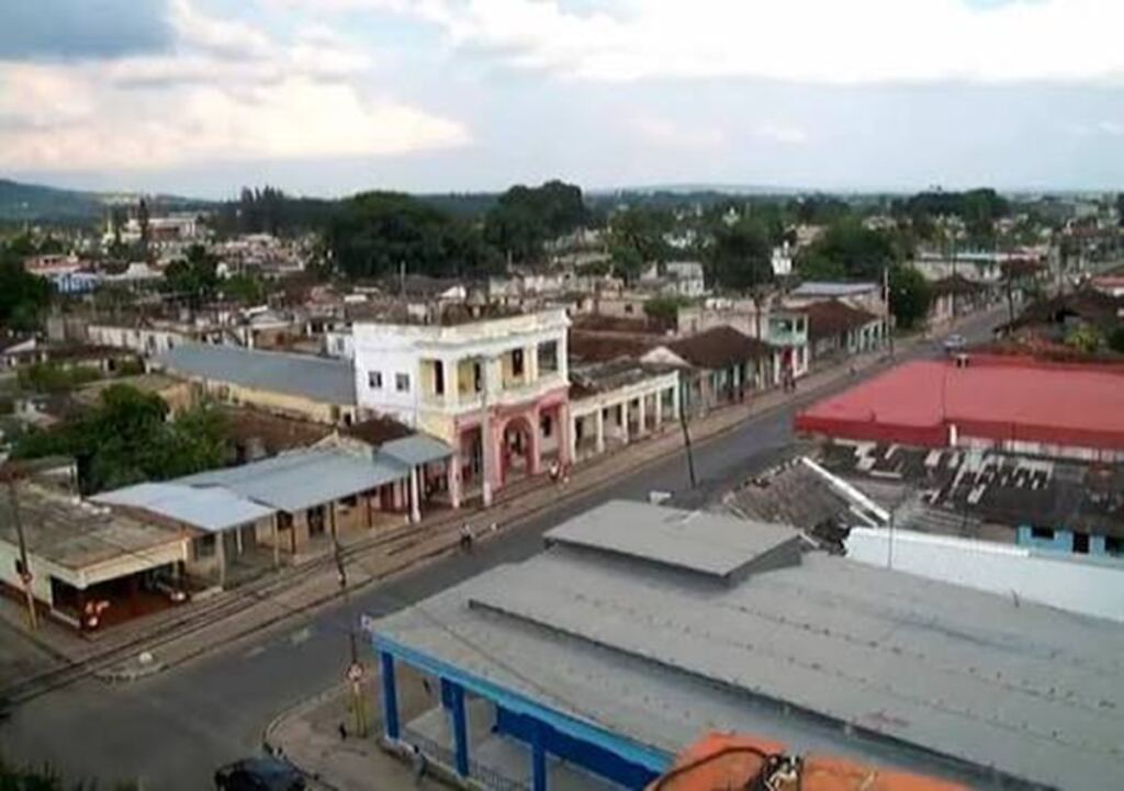 En la foto, vista aérea del barrio El Tibor, en San JOsé de las Lajas