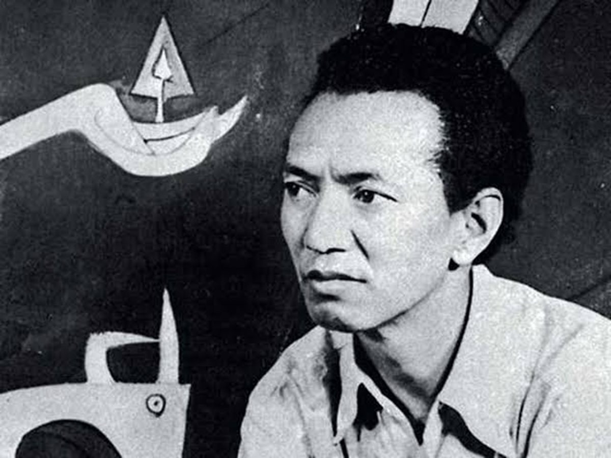 En la foto, el pintor cubano Wilfredo Lam