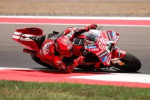 En la foto, Marc Márquez en el Gran Premio de Indonesia
