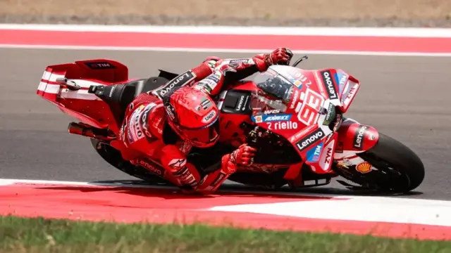En la foto, Marc Márquez en el Gran Premio de Indonesia