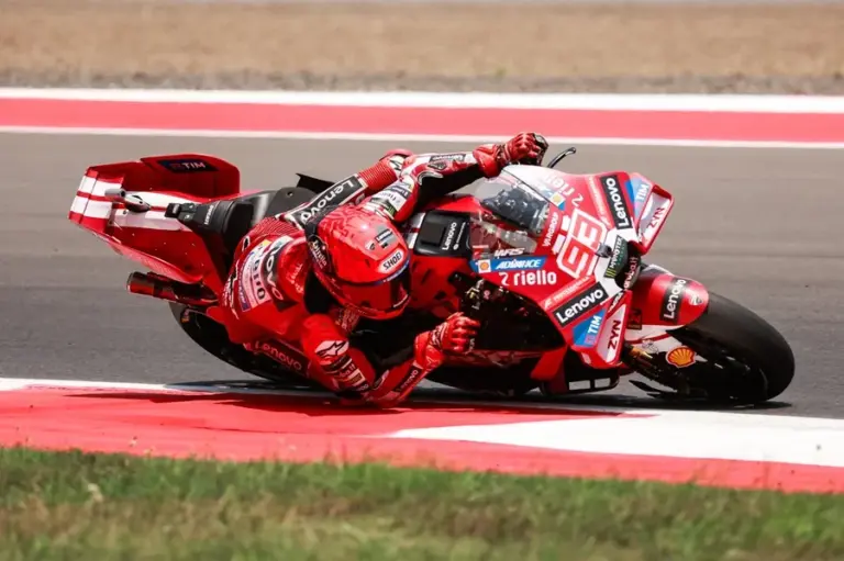 Marc Márquez gana el Sprint de Indonesia y asume el liderato de MotoGP 1 En la foto, Marc Márquez en el Gran Premio de Indonesia