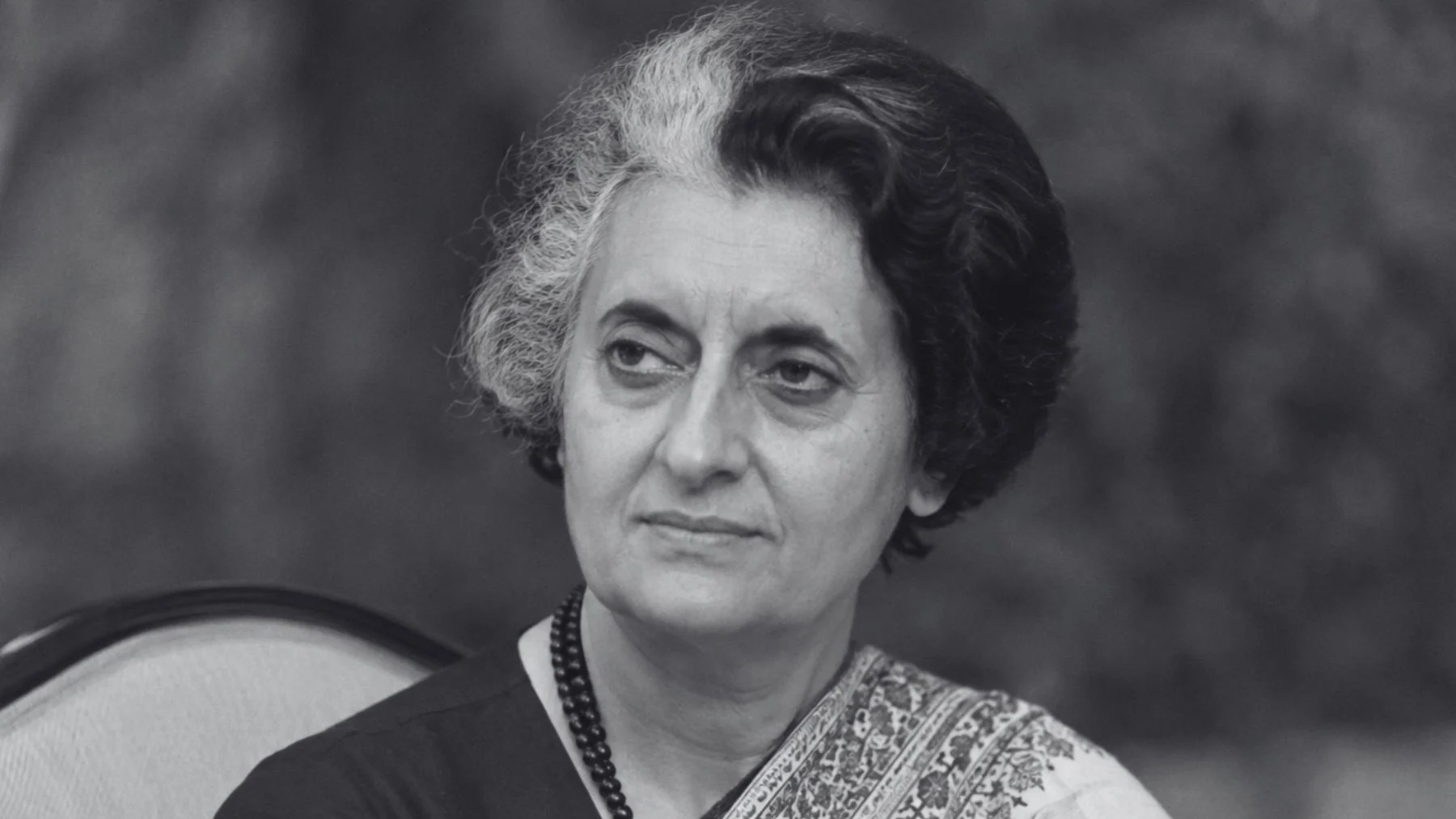 En la foto, Indira Gandhi