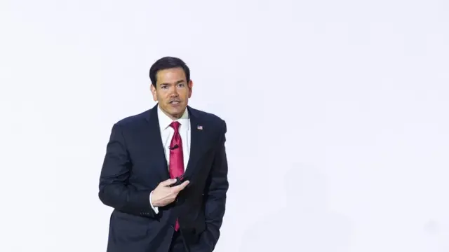 En la foto, el secretario de Estado de Estados Unidos, Marco Rubio