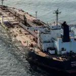 En al foto, un barco petrolero