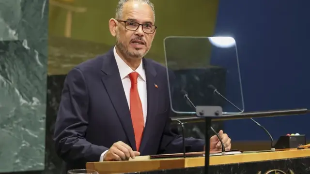 En la foto, el primer ministro de Haití, Alix Didier Fils-Aime