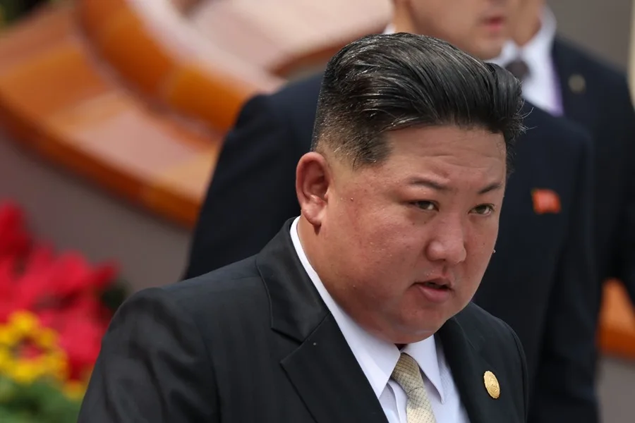 Corea del Norte amenaza con represalias «inmediatas» si Seúl se pasa un «milímetro» de la frontera 2 En la foto, el líder de Corea del Norte, Kim Jong Un
