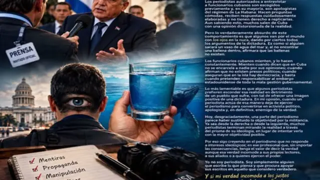 El periodismo con los ojos en la nuca 1 En la foto, una imagen relativa al texto