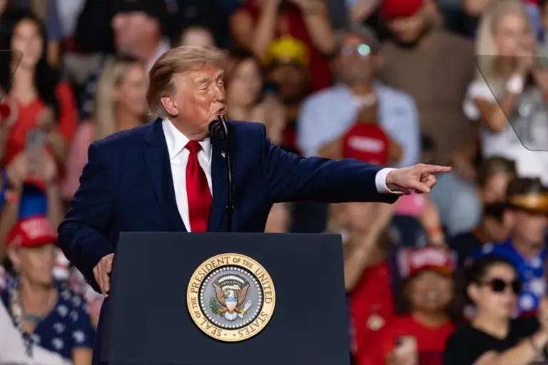 En la foto, El presidente de EE.UU, Donald Trump