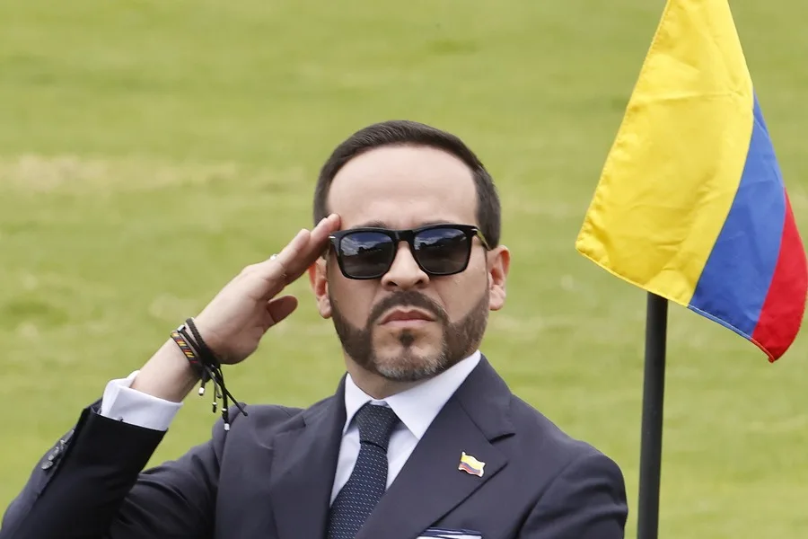 En la foto, el presidente de Colombia, Abelardo de la Espriella