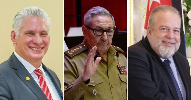 Cuba: decadencia de un modelo, fracaso de un gobierno 3 En la foto, los principales responsables, vivos, de los males de Cuba