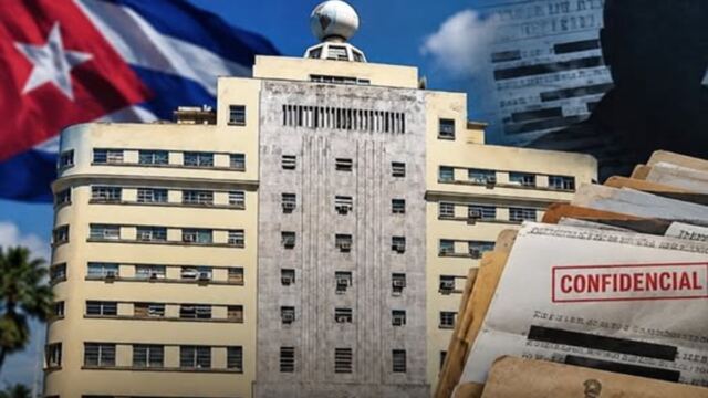 En la foto, sede de la Logia Masónica cubana