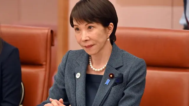 En la foto, la primera ministra de Japón, Sanae Takaichi, durante un evento, en Canberra (Australia)