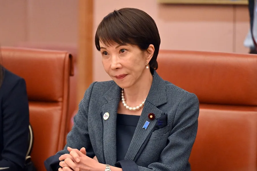 En la foto, la primera ministra de Japón, Sanae Takaichi, durante un evento, en Canberra (Australia)