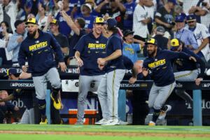 En a foto, los Brewers celebran su pase a la Serie Mundial