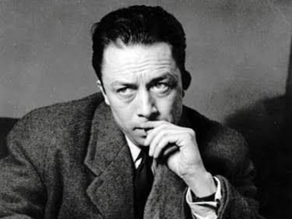 Una manera estúpida de morir 2 En la foto, el premio Nobel de Literatura Albert Camus