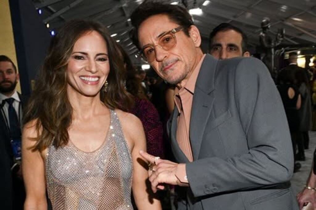 En la foto, Susan Levin y Robert Downey Jr.