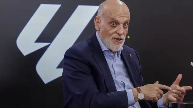 Javier Tebas compara la actitud de Real MadridTV con mecanismos de propaganda de la Alemania nazi 1 En la foto, El presidente de LaLiga, Javier Tebas