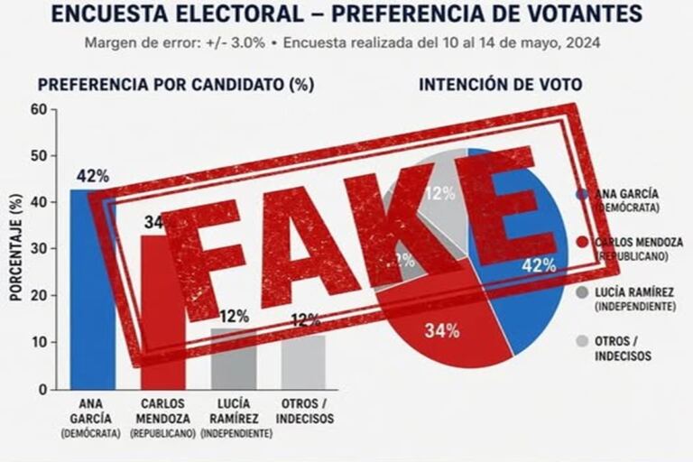 En la foto, una imagen relativa a las encuestas