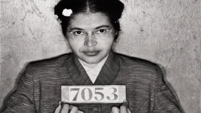 En la foto, Rosa Parks