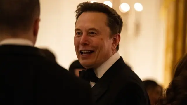 En la foto, el CEO de Tesla y SpaceX, Elon Musk