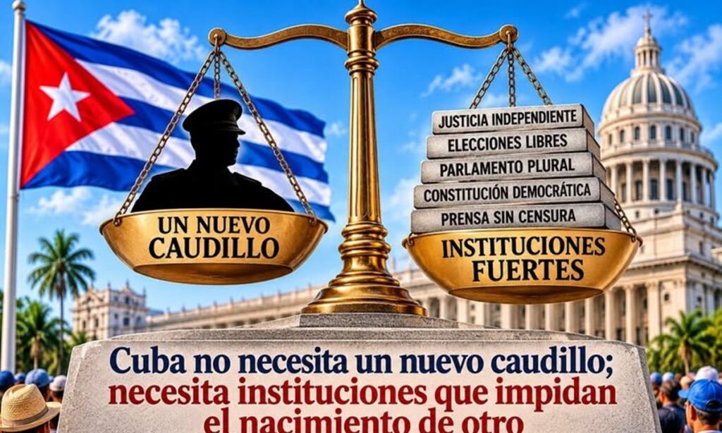 Cuba no necesita un nuevo caudillo; necesita instituciones que impidan el nacimiento de otro