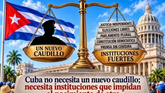 Cuba no necesita un nuevo caudillo; necesita instituciones que impidan el nacimiento de otro