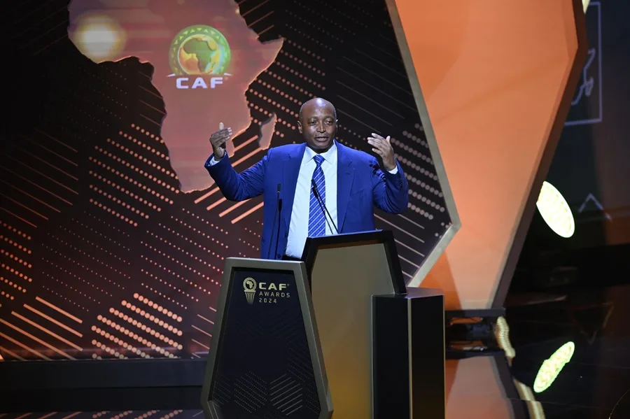 En la foto, El presidente de la CAF, Patrice Motsepe