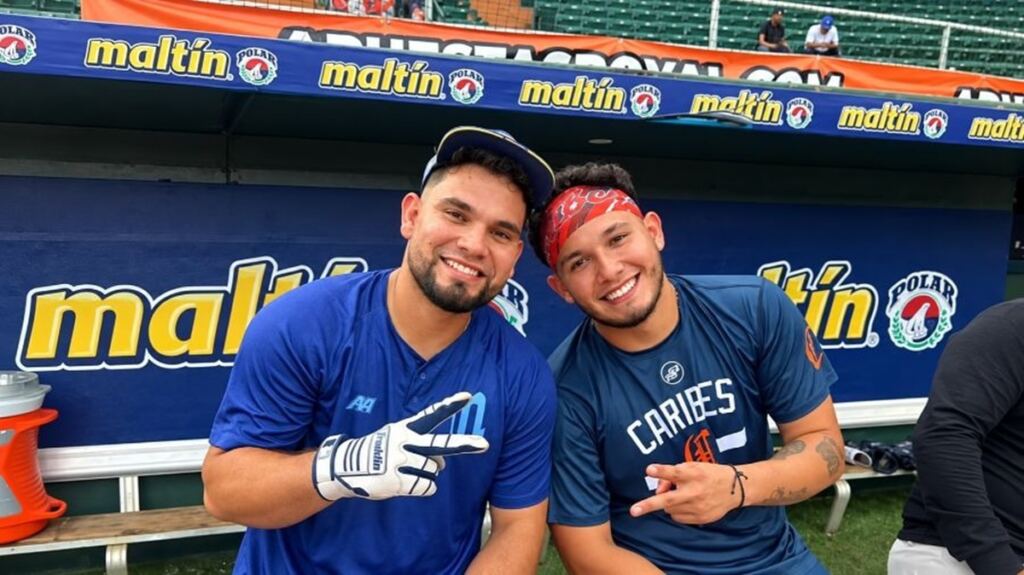 En la foto, Los hermanos Omar y Eliézer Alfonzo Jr