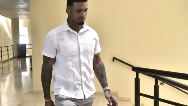 En la foto, El beisbolista dominicano de Grandes Ligas Wander Franco