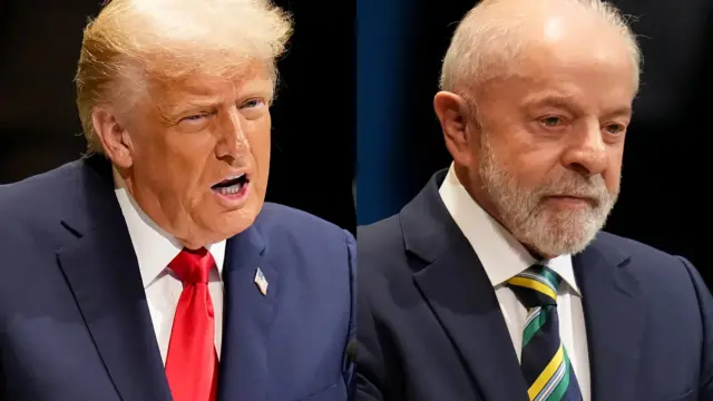 Trump califica de “vergüenza” la elección brasileña y evita reconocer a Lula 1 En la foto, Trump y Lula