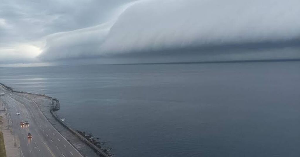Cuba, el Niño y frentes fríos: el tramo más crítico 3 En la foto, frente frío entrando a La Habana