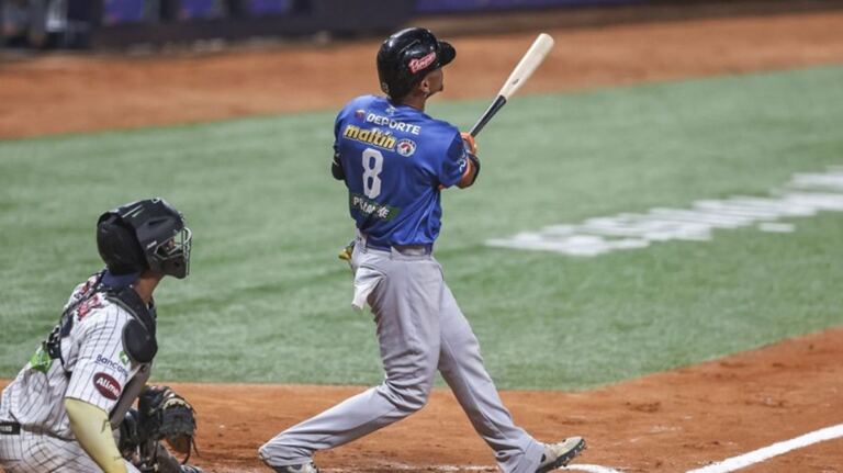 En la foto, momentos del béisbol venezolano
