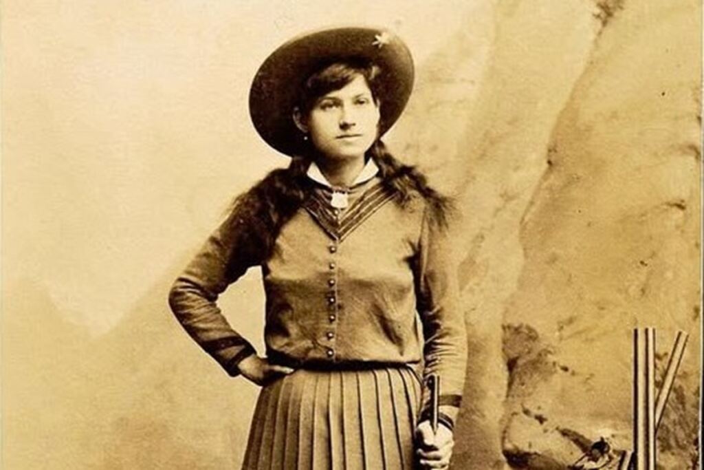 El día que Frank Butler perdió 2 En la foto, Annie Oakley